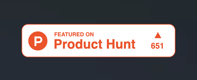 Featured on Product Hunt